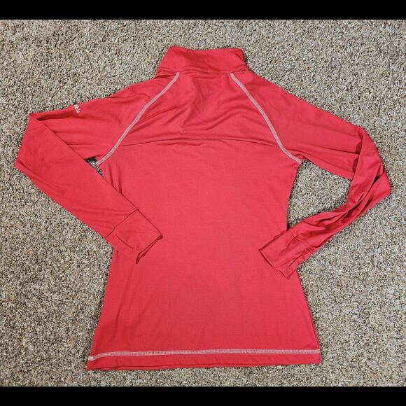 Wisconsin Badgers Columbia Athletic Womens Small Red 1/4 Zip - Picture 7 of 11